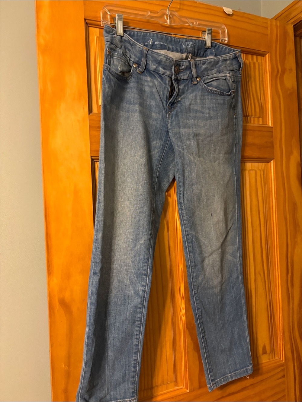 LOFT Light Blue Straight Leg Jeans